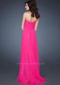 Picture of: A-line Empire Waist Prom Dress with Jeweled Bodice in Pink, Style: 18786, Back Picture
