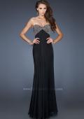 Picture of: Long Sweetheart Neckline Prom Dress with Beading in Black, Style: 18798, Main Picture
