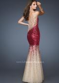 Picture of: One Shoulder Sequin Mermaid Prom Dress with Tulle Skirt in Pink, Style: 18936, Main Picture
