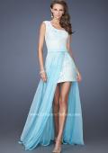 Picture of: One Shoulder Prom Dress with Detachable Skirt in Blue, Style: 19700, Main Picture