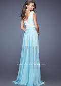 Picture of: One Shoulder Prom Dress with Detachable Skirt in Blue, Style: 19700, Back Picture