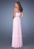 Picture of: Long Strapless Prom Dress with Sweetheart Bodice in Pink, Style: 19796, Back Picture