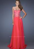 Picture of: Long Sweetheart Neckline Prom Gown with Rhinestones in Pink, Style: 19856, Main Picture