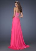 Picture of: Long Sweetheart Neckline Prom Gown with Rhinestones in Pink, Style: 19856, Detail Picture 2