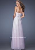 Picture of: Strapless Sweetheart Prom Dress with Lice Lining and Tulle in Pink, Style: 19967, Back Picture
