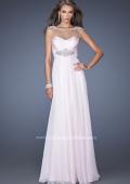 Picture of: Sweetheart Gown with Empire waist and Pearl Detailing in Pink, Style: 19977, Main Picture
