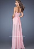 Picture of: Lace Romper with Rhinestone Belt and Chiffon Skirt in Pink, Style: 19981, Back Picture