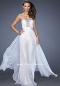 Picture of: Strapless Prom Gown with Lace and Sweetheart Neckline in White, Style: 20115, Main Picture