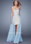 Picture of: Embellished Cocktail Dress with Detachable Chiffon Skirt in Blue, Style: 20446, Main Picture