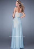 Picture of: Embellished Cocktail Dress with Detachable Chiffon Skirt in Blue, Style: 20446, Back Picture