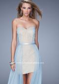 Picture of: Embellished Cocktail Dress with Detachable Chiffon Skirt in Blue, Style: 20446, Detail Picture 2