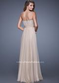 Picture of: Vintage Inspired Strapless Prom Dress with Embellishments in Nude, Style: 20708, Back Picture