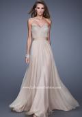 Picture of: Vintage Inspired Strapless Prom Dress with Embellishments in Nude, Style: 20708, Detail Picture 6