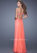 Picture of: Sweetheart Neckline Ling Prom Dress with Cut Outs in Coral, Style: 20734, Back Picture