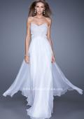 Picture of: Sweetheart Neckline Ling Prom Dress with Cut Outs in White, Style: 20734, Detail Picture 2