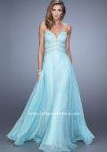 Picture of: Embellished Strapless Gown with Sweetheart Neck in Aqua, Style: 20743, Detail Picture 1