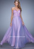 Picture of: Embellished Strapless Gown with Sweetheart Neck in Purple, Style: 20743, Detail Picture 2