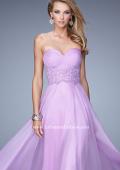 Picture of: Strapless Chiffon Dress with Sweetheart Neck and Ruching in Wisteria, Style: 20815, Main Picture