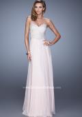 Picture of: Embellished Strapless Dress with Gathered Chiffon Skirt in Pink, Style: 20888, Detail Picture 4