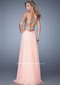 Picture of: Strapless Prom Gown with Cut Outs and Sequins in Pink, Style: 20904, Back Picture