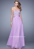 Picture of: Embroidered Bodice Prom Dress with Sweetheart Neck in WIsteria, Style: 20953, Detail Picture 3