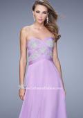 Picture of: Embroidered Bodice Prom Dress with Sweetheart Neck in Purple, Style: 20953, Detail Picture 6