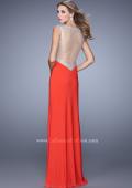 Picture of: Sleeveless Prom Dress with V Neck and Rhinestones in Red, Style: 20984, Detail Picture 3