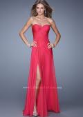 Picture of: Sweetheart Neckline Prom Dress with Crisscross Bodice in Red, Style: 21057, Back Picture