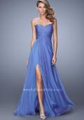 Picture of: Sweetheart Neckline Prom Dress with Crisscross Bodice in Purple, Style: 21057, Detail Picture 2