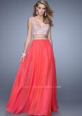 Picture of: Beaded Top Ling Two Piece Prom Dress with Beaded Waist in Red, Style: 21135, Detail Picture 5