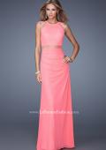 Picture of: Elegant Prom Dress with Sheer Cutouts and Sequins in Pink, Style: 21147, Main Picture