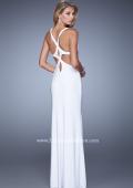 Picture of: Alluring Long Prom Dress with Side Cut Outs and Slit in White, Style: 21175, Detail Picture 3