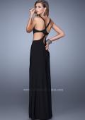 Picture of: Alluring Long Prom Dress with Side Cut Outs and Slit in Black, Style: 21175, Detail Picture 4