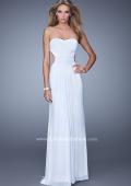 Picture of: Long Net Jersey Prom Dress with Sweetheart Neckline in White, Style: 21184, Main Picture