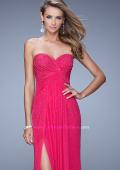 Picture of: Glam Embellished Prom Gown with Open Back in Pink, Style: 21235, Detail Picture 5