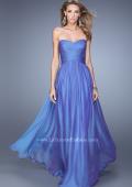 Picture of: High Waist Strapless Prom Dress with Basket Weave Design in Purple, Style: 21257, Detail Picture 5