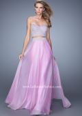 Picture of: Long Two Piece Dress with Trim Beaded Embroidery in Purple, Style: 21269, Detail Picture 1
