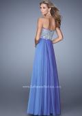 Picture of: Long Sweetheart Neckline Prom Dress with Empire Waist in Purple, Style: 21289, Back Picture