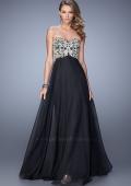 Picture of: Long Sweetheart Neckline Prom Dress with Empire Waist in Black, Style: 21289, Detail Picture 1
