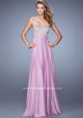 Picture of: Long Sweetheart Neckline Prom Dress with Empire Waist in Pink, Style: 21289, Detail Picture 3