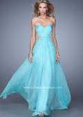 Picture of: Embellished Chiffon Prom Dress with Waist Cut Outs in Blue, Style: 21331, Main Picture