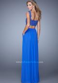 Picture of: Beaded Lace To Two Piece Prom Dress with Pockets in Blue, Style: 21347, Back Picture