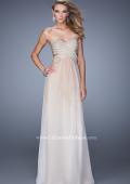 Picture of: Ombre Chiffon Prom Dress with Rhinestone Bodice in Nude, Style: 21351, Main Picture