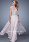Picture of: Scalloped Sweetheart Neck Prom Dress with Beading in Pink, Style: 21397, Detail Picture 1