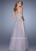 Picture of: Tulle Dress with Embroidered Bodice and Pockets in Pink, Style: 21431, Back Picture