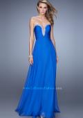 Picture of: Modern Strapless Gown with Stones and Embellishments in Blue, Style: 21499, Main Picture