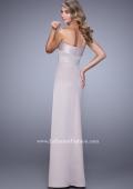 Picture of: Strapless Prom Dress with Intricate Beaded Embroidery in Champagne, Style: 21554, Back Picture