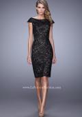 Picture of: Elegant Evening Dress with Sequins and Beading in Black, Style: 21649, Main Picture