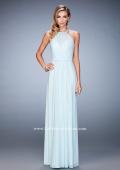 Picture of: Long Prom Dress with High Neck and Rhinestones, Style: 21974, Detail Picture 1