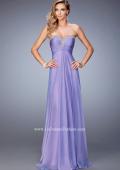 Picture of: Chiffon Prom Dress with Embellishments and Crystals in Purple, Style: 22115, Main Picture